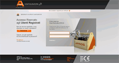 Desktop Screenshot of configuratore.apros.it